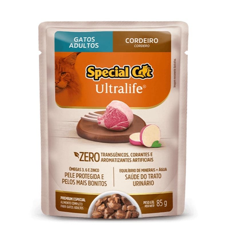 Sache Special Cat Ultra Ad Cordeiro 85g
