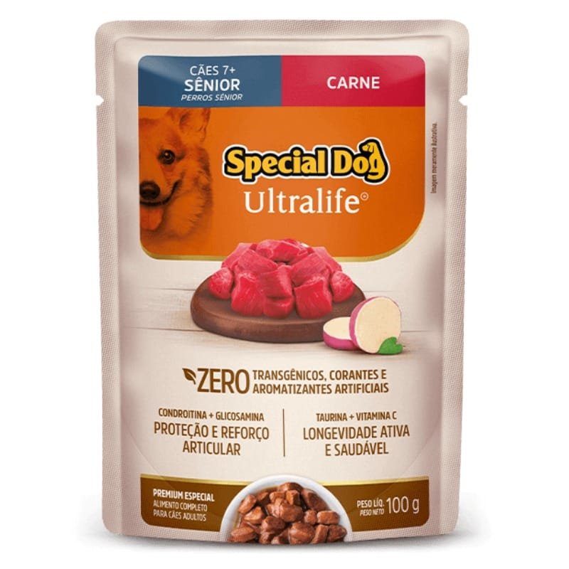 Sache Special Dog Ultra Sen 7+ Carne 100g