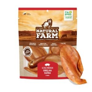 Orelha Suína Petiscão, Cães - Natural | C/3 Un
