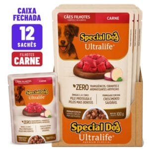 Sache Special Dog Ultra Filh Carne | Caixa C/12 Uni.