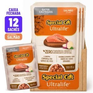 Sache Special Cat Ultra Cast Salmao | Caixa C/12 Uni.