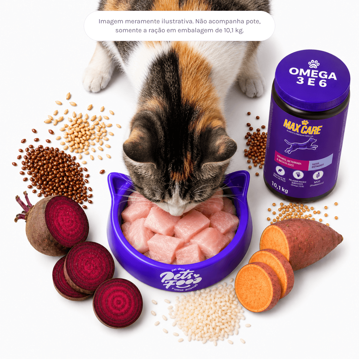 Ração Max Care Gatos Todos os Estágios a granel ingredientes Ração Max Care Gatos Todos os Estágios a granel, ingredientes