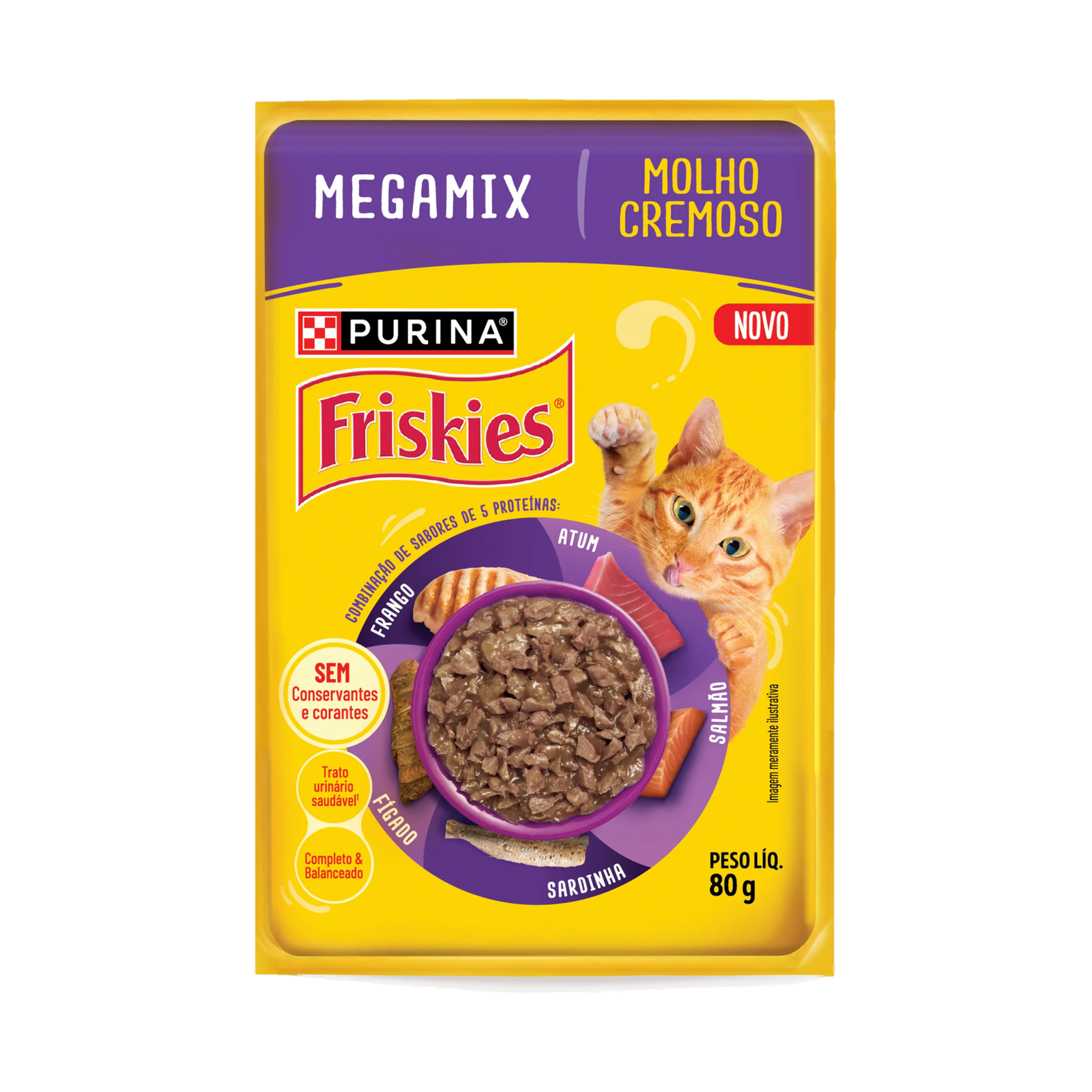 Sachê Friskies, Gatos Adultos - Megamix