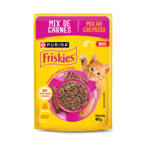 Sachê Friskies, Gatos Adultos - Mix de Carne